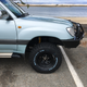 I’m normally a white writing on the inside type of guy. However it makes for some very black wheel arches, we’ll try the 70's Jeep look and see how that goes...